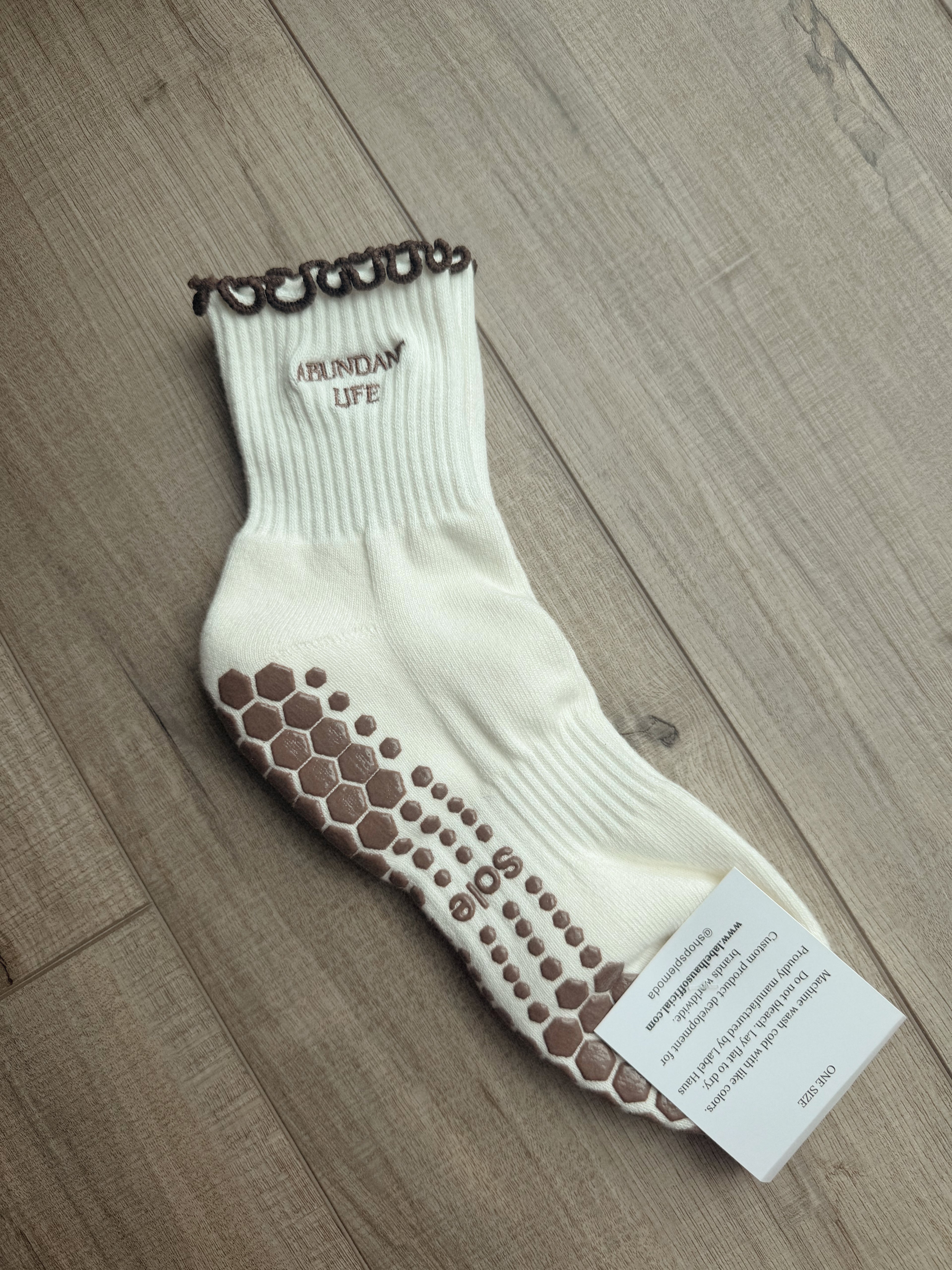 Abundant Life Grip Socks (ONE SIZE)