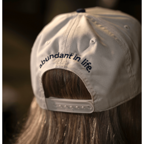 The Signature Hat | Cream & Navy