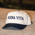 The Signature Hat | Cream & Navy