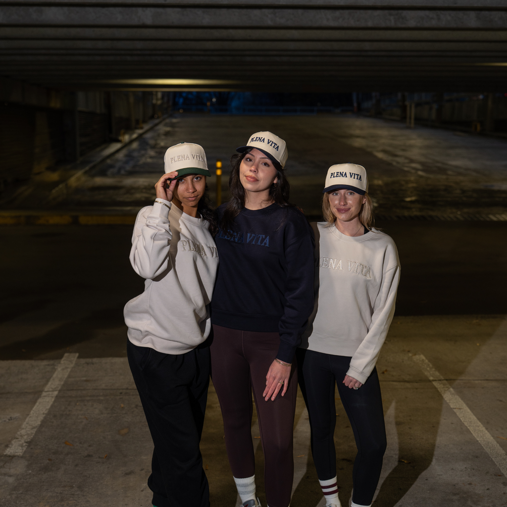 The Signature Hat | Cream & Green