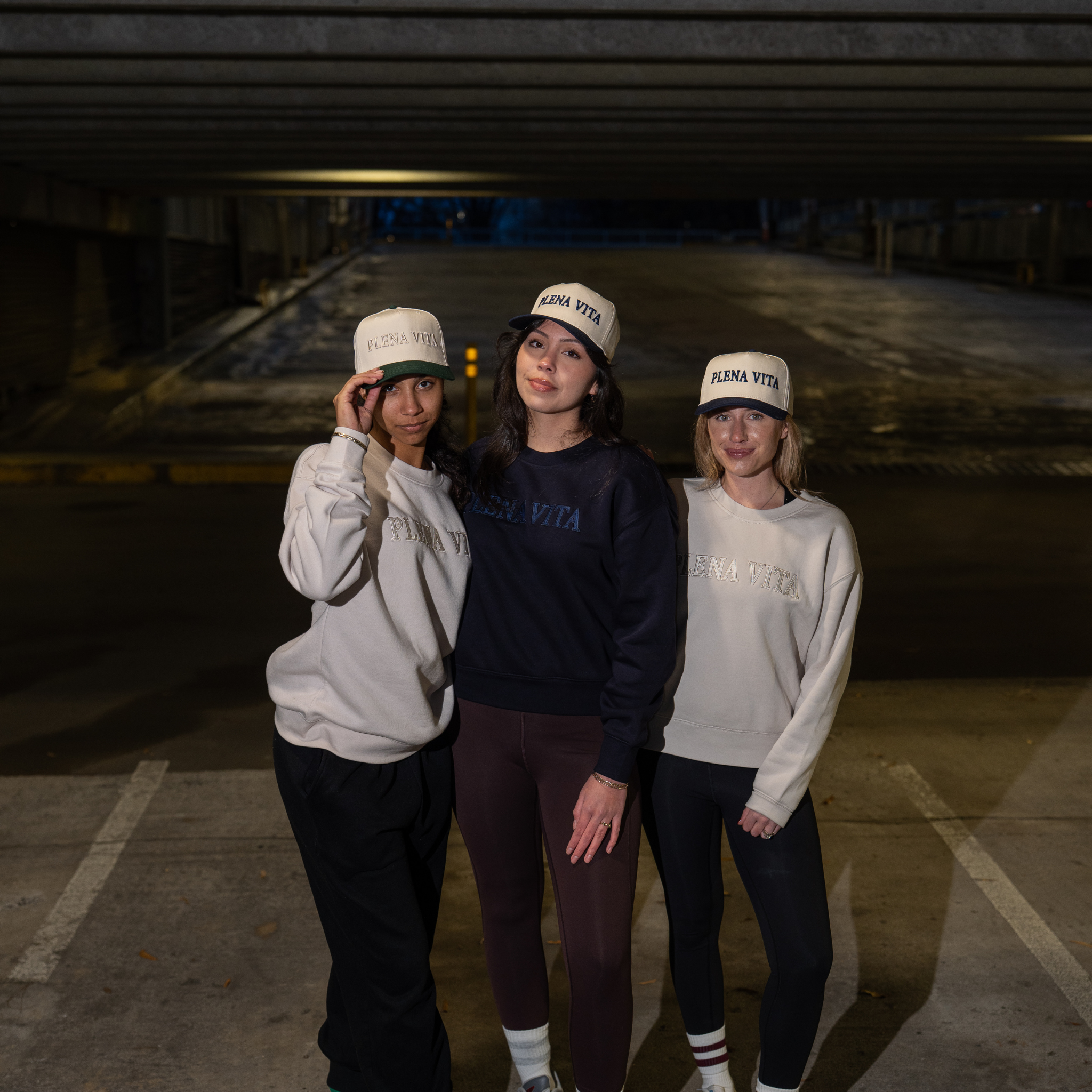 The Signature Hat | Cream & Green